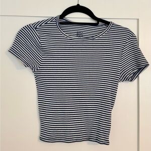 BDG Navy Striped Tee